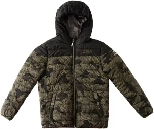 Lansbojun Hooded Puffer Jacket for Boys Lightweight Water-resistant Kids Clothes Winter Coat