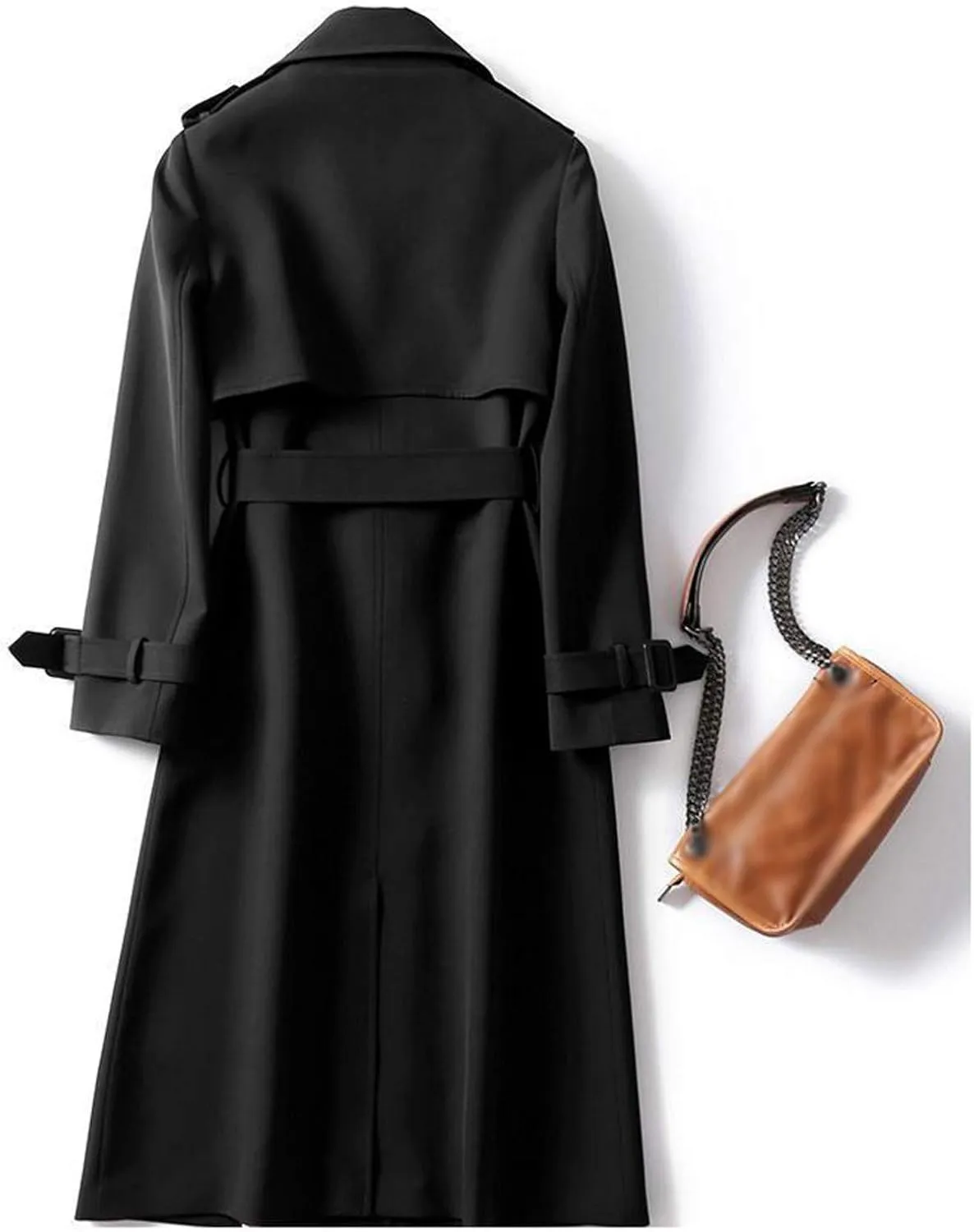 LCMTWX Women's Winter Coats Casual Suit Collar Printed Pocket Jacket Womens Trench Coat Women's Trench Coats Coat for