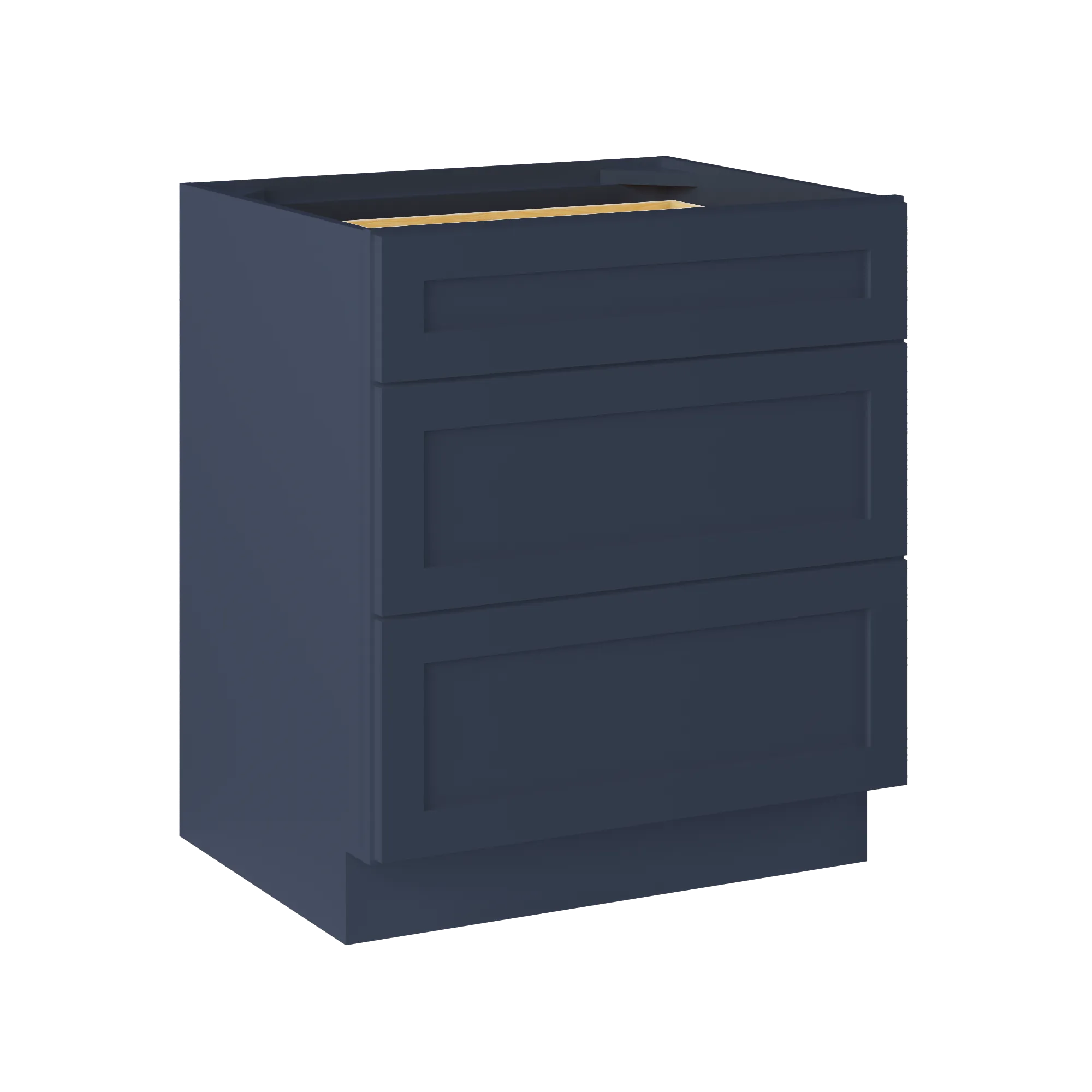 Linen Range Base Kitchen Cabinet LRB30 Danbury Blue LessCare 30 in. width 34.5 in. height 24 in. depth