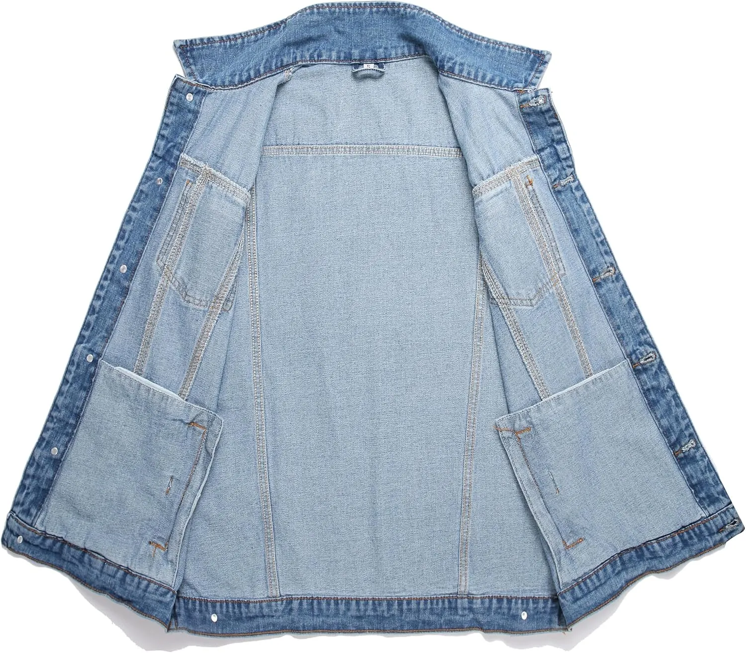 Men's Denim Vest battle vest With Lapel Sleeveless Button Pocket Slim Fit Fashionable Retro Men's Jean Vest Jacket