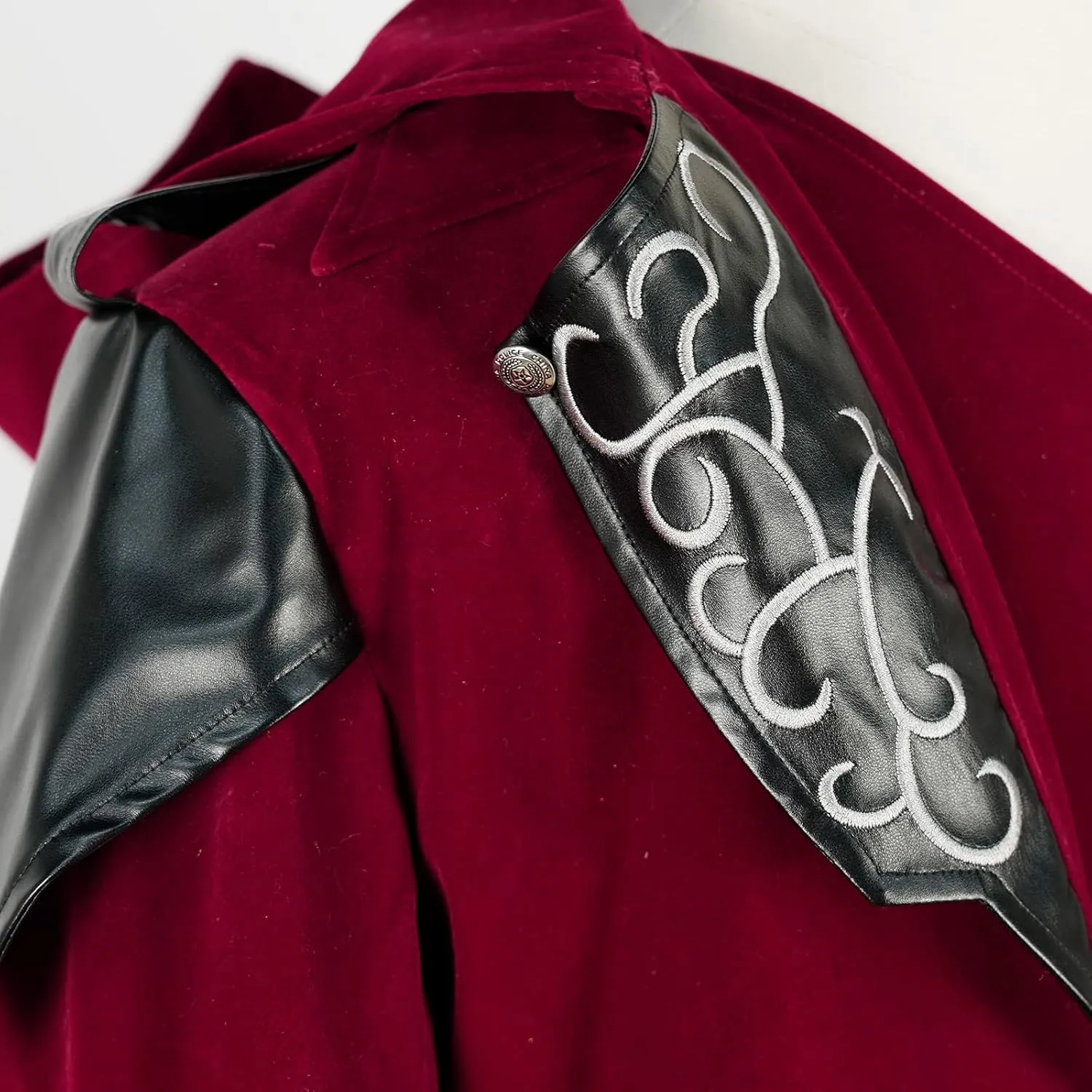 Men's Steampunk Gothic Hooded Jacket - Medieval Cosplay Halloween Costume