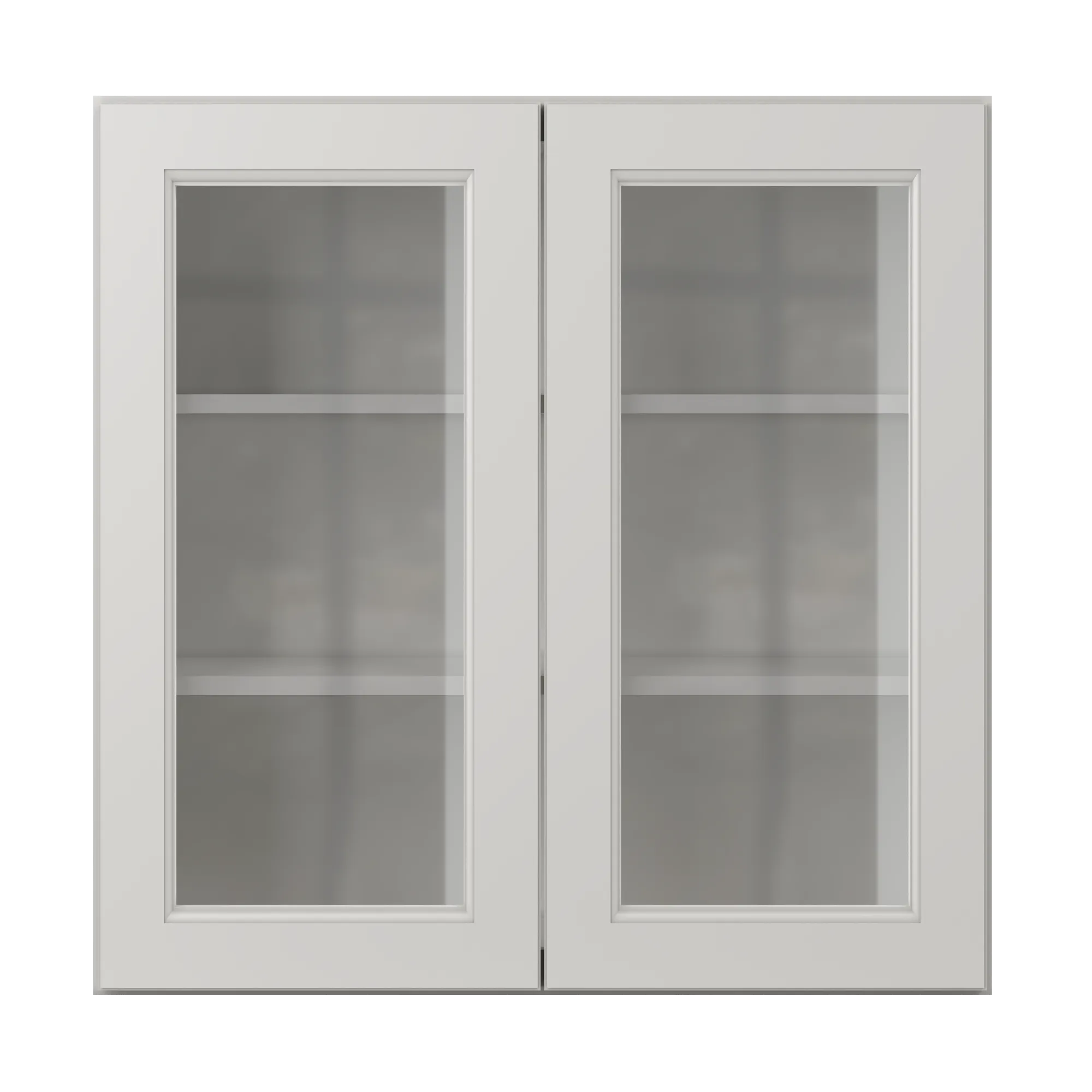 Mullion Door Wall Kitchen Cabinet WMD3030 Milan Pearl 30 in. width 30 in. height 12 in. depth