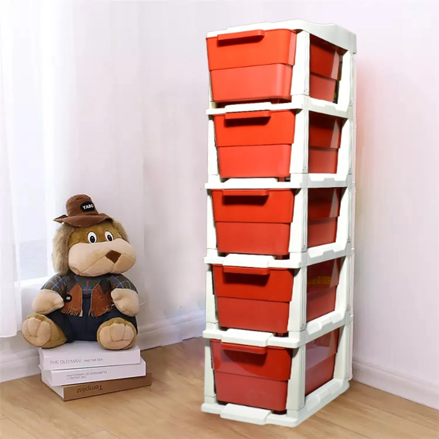 Multi-Purpose Anti-Slip 5 Layer Modular Drawer Storage System
