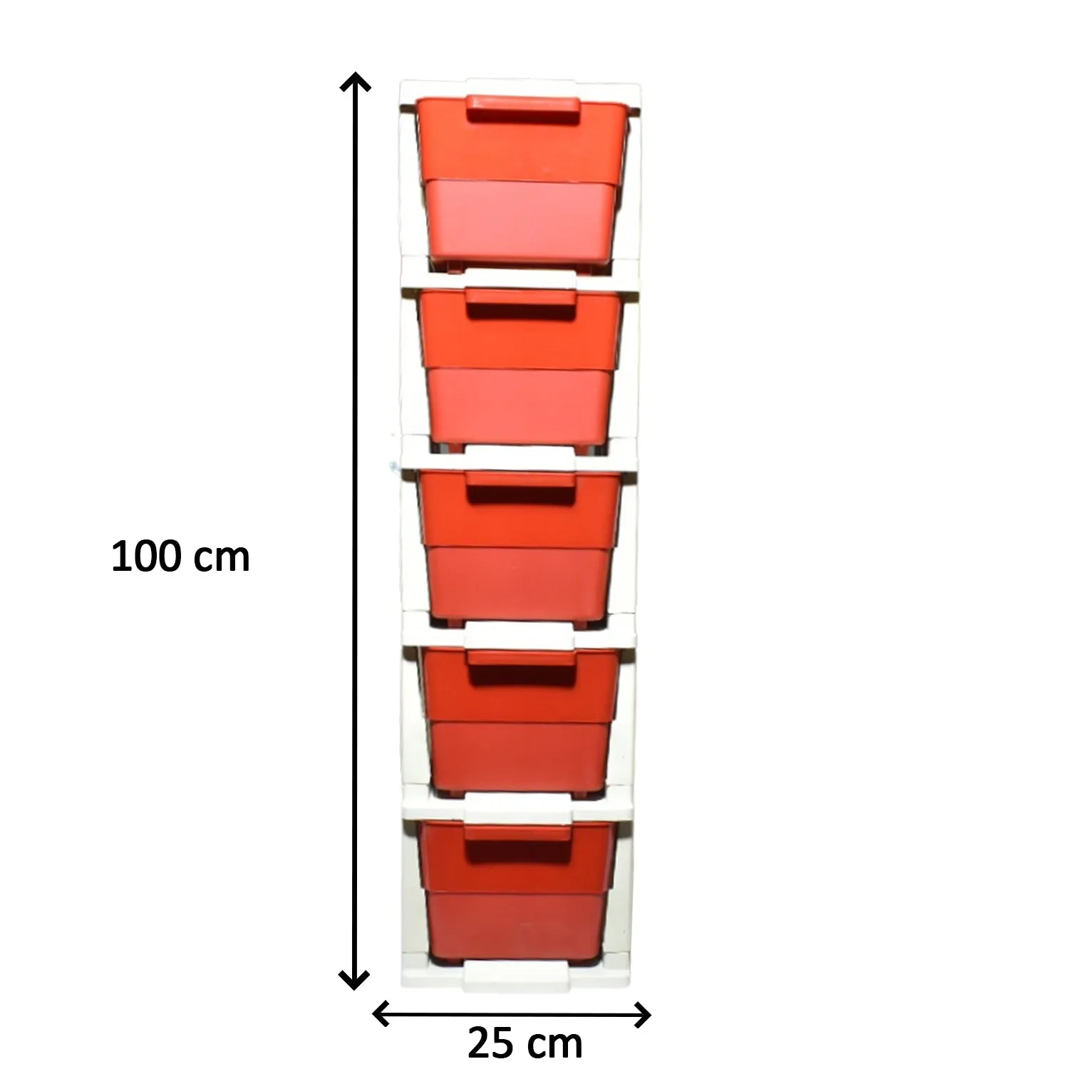 Multi-Purpose Anti-Slip 5 Layer Modular Drawer Storage System