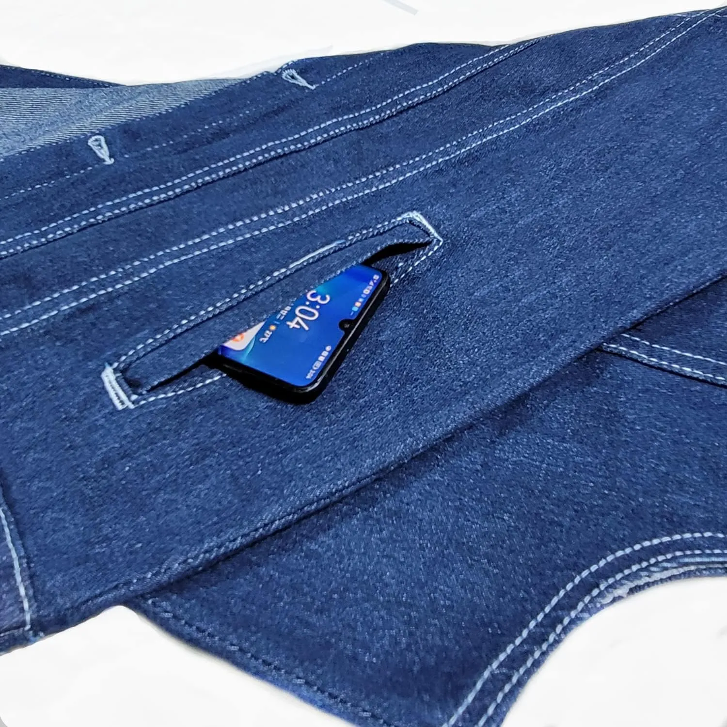 NASKY Men's Fit Retro Ripped Denim Vest Sleeveless Jean Vest and Jacket