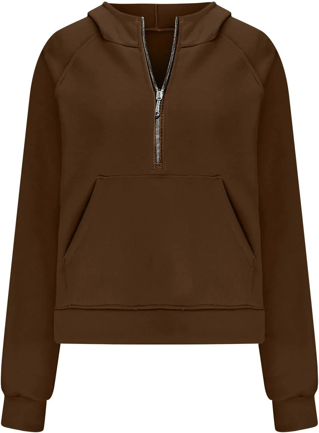 Oversized Sweatshirt for Women 2023 Fall Fashion Half Zip Long Sleeve Pullover Hoodies Comfy Casual Tops with Pockets