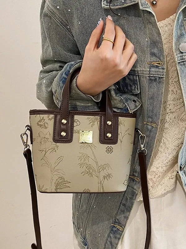 Popular purses for women niche designs fashionable portable bucket bags fashionable messenger handbags