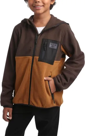 Reebok Boys' Jacket - Warm Polar Fleece Zip Up Hoodie Jacket for Boys - Lightweight Athletic Boy's Comfort Hoodie (4-20)