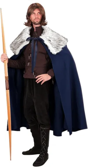 Renaissance Hooded Cape Cloak with Hood, Medieval Halloween Costume historical reenactments
