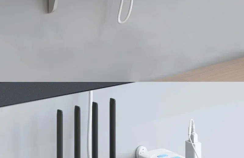 Router Floating Shelf Hanging Rack Multi Tap Outlet Wifi TV Set Top Box Board Hidden Bracket Storage Organizer Wall Mount Holder