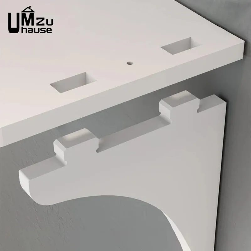 Router Floating Shelf Hanging Rack Multi Tap Outlet Wifi TV Set Top Box Board Hidden Bracket Storage Organizer Wall Mount Holder
