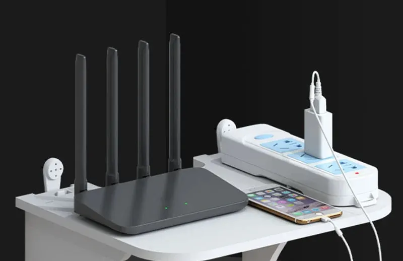 Router Floating Shelf Hanging Rack Multi Tap Outlet Wifi TV Set Top Box Board Hidden Bracket Storage Organizer Wall Mount Holder