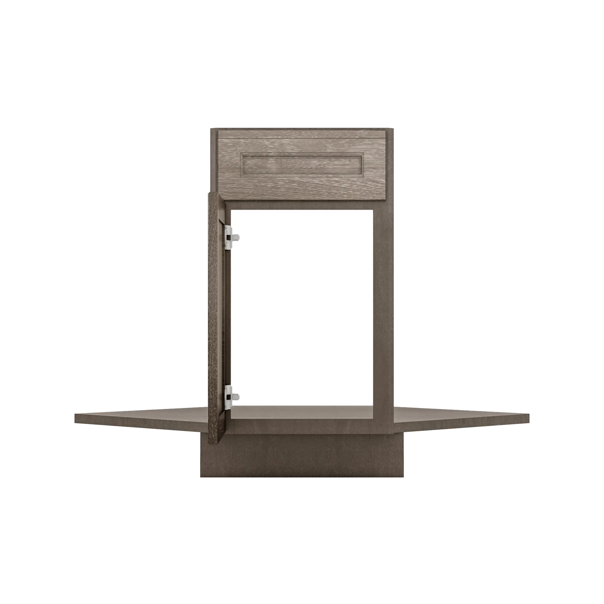 Sink Front Corner Base Kitchen Cabinet SFC36 Milan Slate 34.5 in. height 36 in. depth