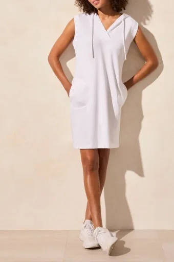 SLVLESS HOODED DRESS W/POCKETS 2069O