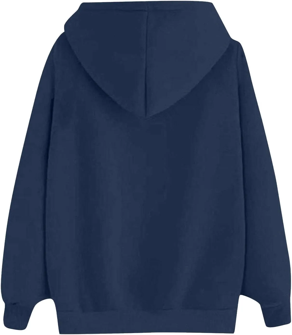 SMIDOW Oversized Hoodies For Women Casual Fall Fashion Pullover Tops Solid Loose Comfy Hooded Sweatshirts 2023