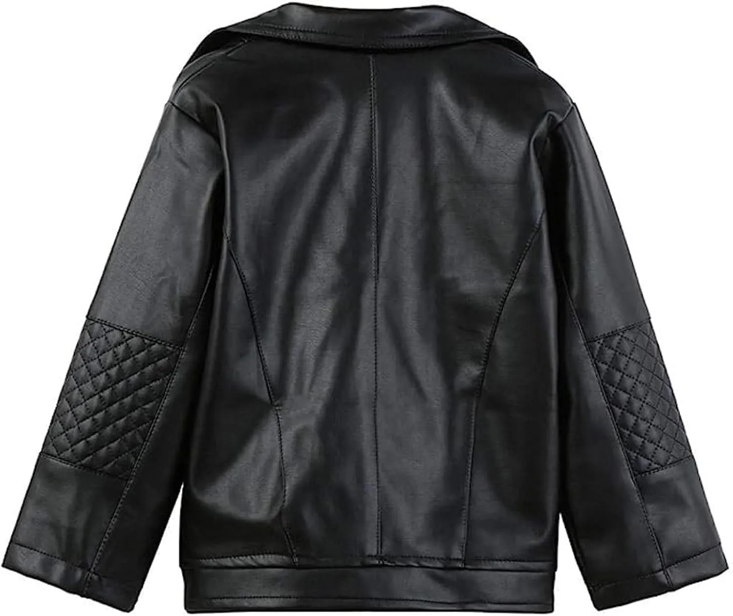 Toddler Baby Boy Girl Motorcycle Faux Leather Jackets Coat Winter Outwear PU Jacket Oblique Zipper
