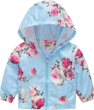 Toddler Dinosaur Print Hooded Coat Casual Kids Windproof Trench Zip Jacket Unisex Comfy Down Winter Outerwear