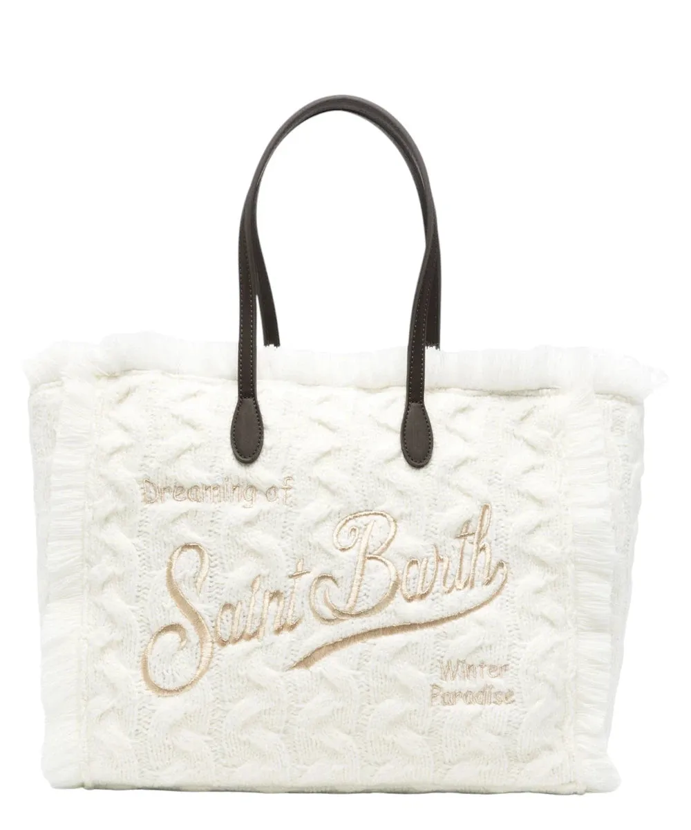 Vanity tricot bianco