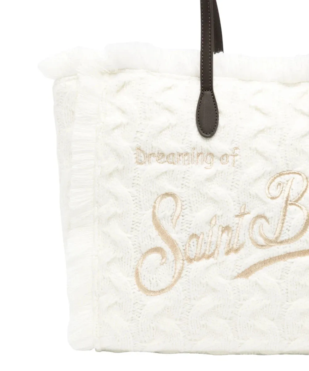 Vanity tricot bianco