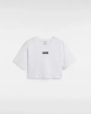 Vans Women's Flying V Crew Crop T-Shirt White VN000GFFWHT