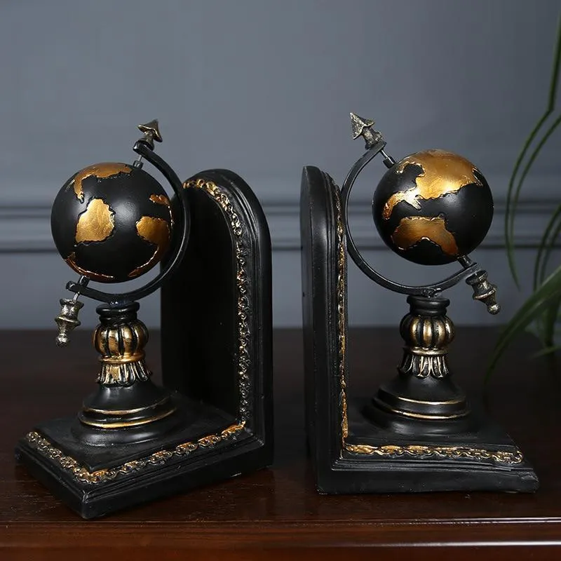 Vintage Retro Globe Bookend