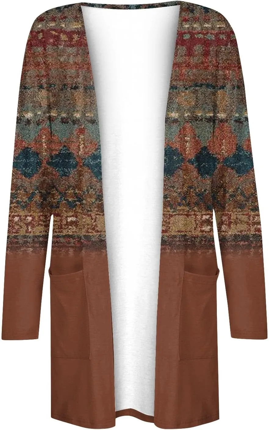 Womens Cardigans Fall 2024, Casual Loose Fit Open Front Fashion Sweaters with Pockets Comfy Going Out Outfits