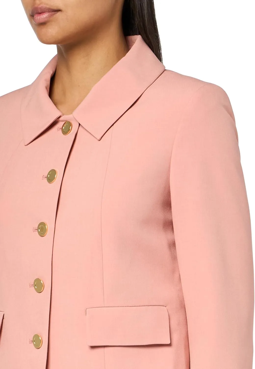Women's Five Button Blazer & Skirt, 2pc Set
