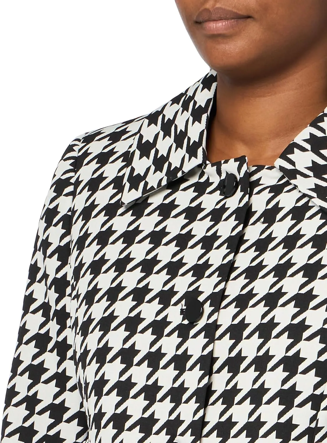 Women's Four Button Boxy Blazer & Skirt, 2pc Set