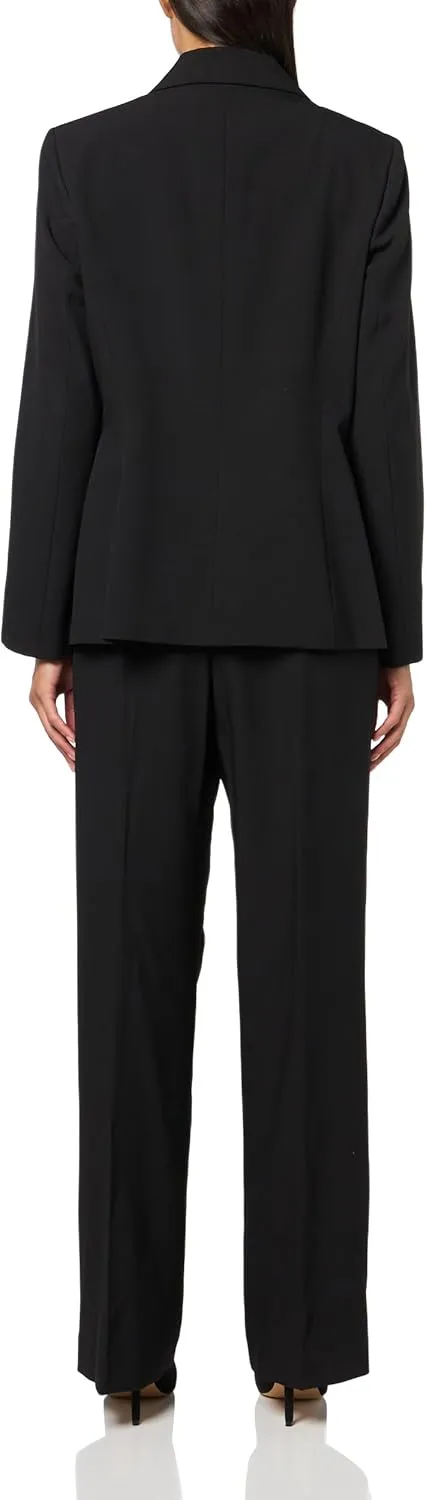 Women's One Button Blazer & Pant, 2pc Set