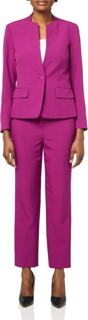 Women's One Button Blazer & Pull-on Pant