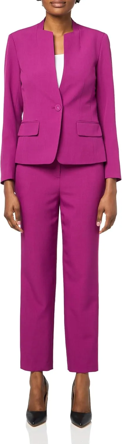 Women's One Button Blazer & Pull-on Pant
