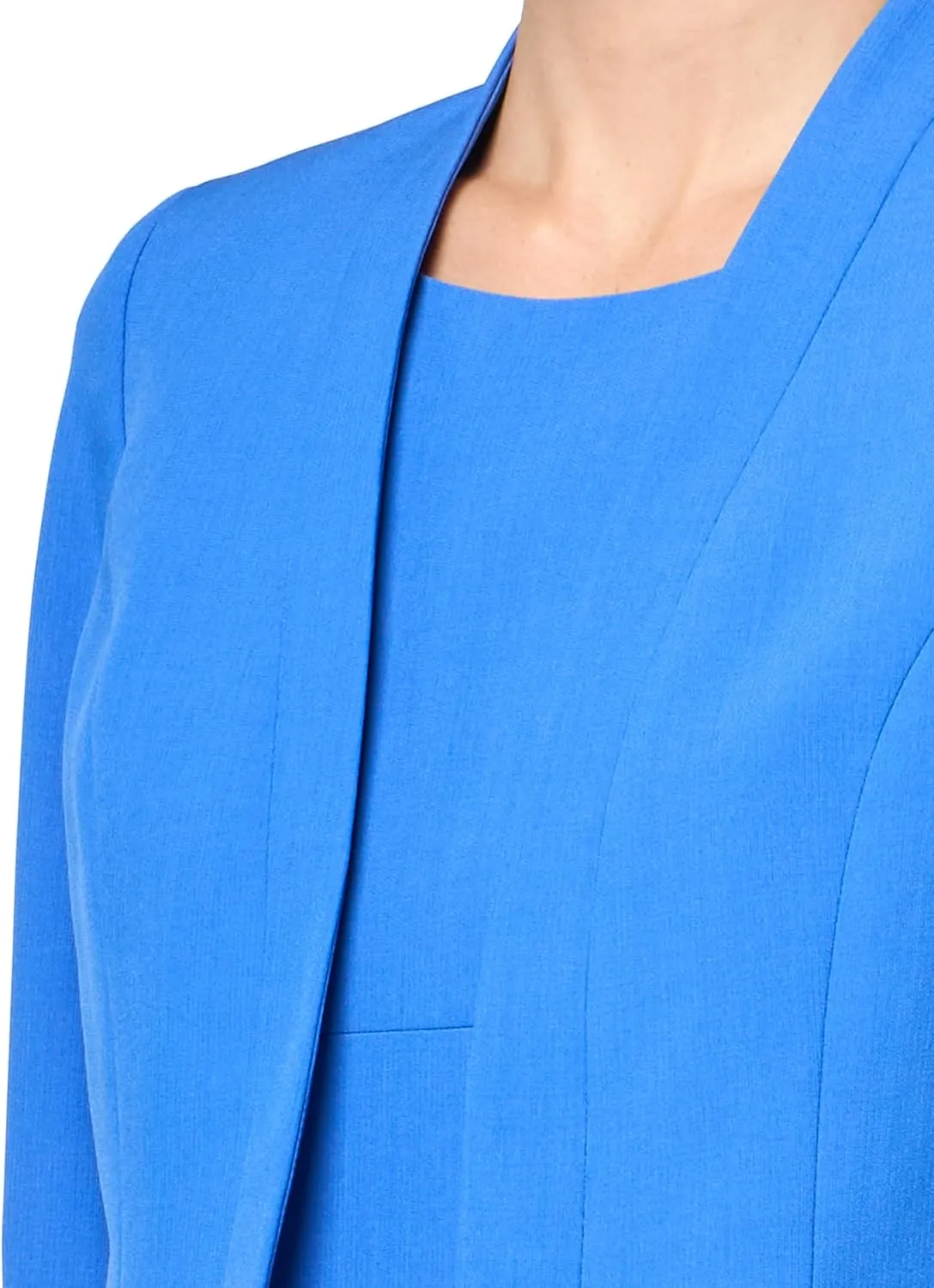 Women's Petite Blazer & Sheath Dress, 2pc Set