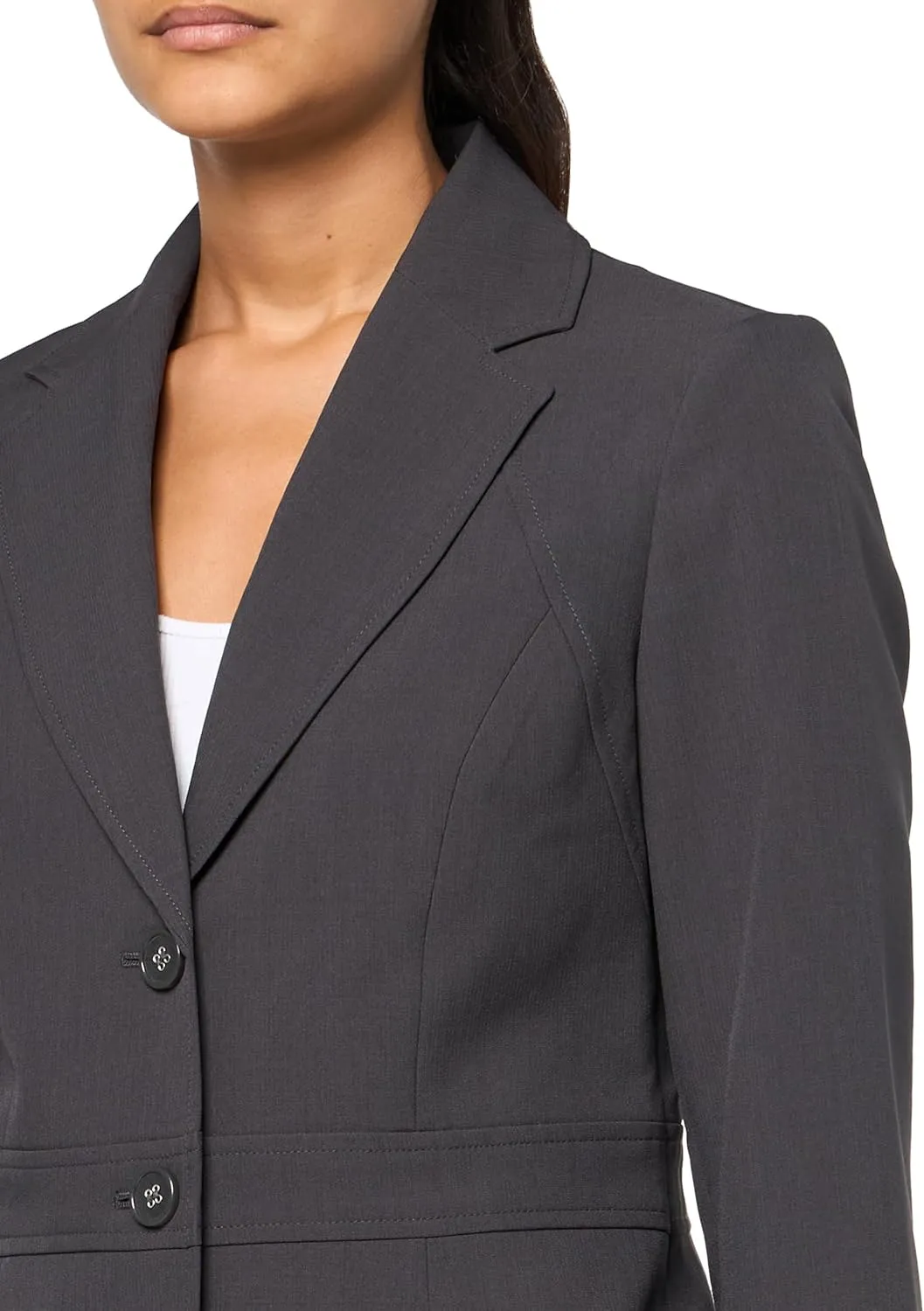 Women's Two Button Blazer & Pant, 2pc Set