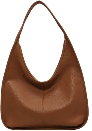 Womens Vintage Tote Bag PU Leather Shoulder Bag TrendyHobo Bag Large Handbag Satchel Purse