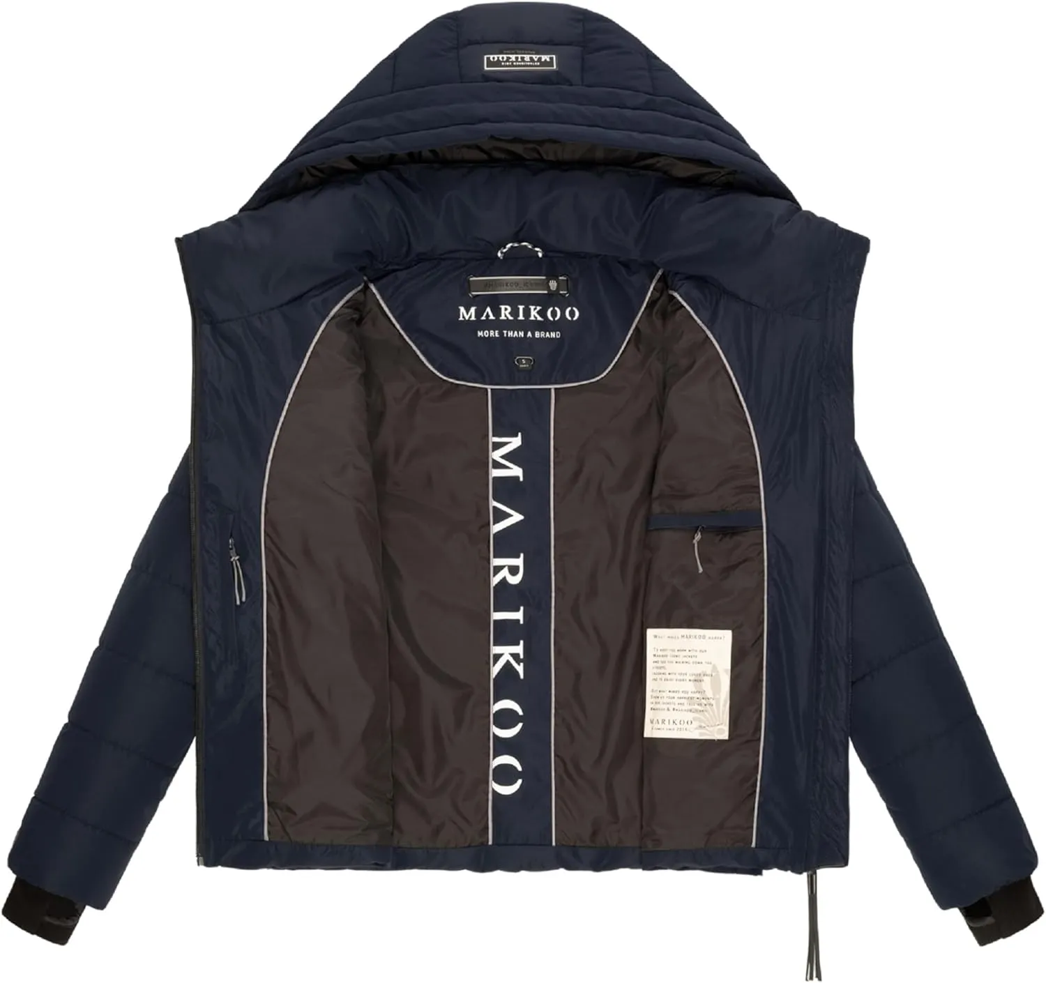 Women's Winter Jacket with Hood | Weather-Resistant Puffer Jacket | Quilted Coat | Samuiaa XVI XS-3XL