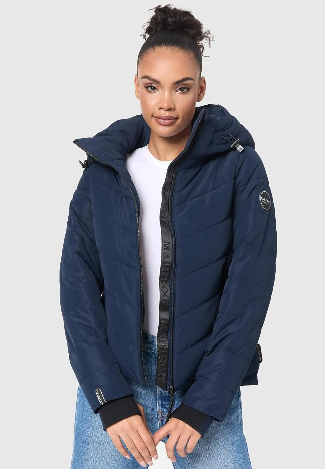 Women's Winter Jacket with Hood | Weather-Resistant Puffer Jacket | Quilted Coat | Samuiaa XVI XS-3XL