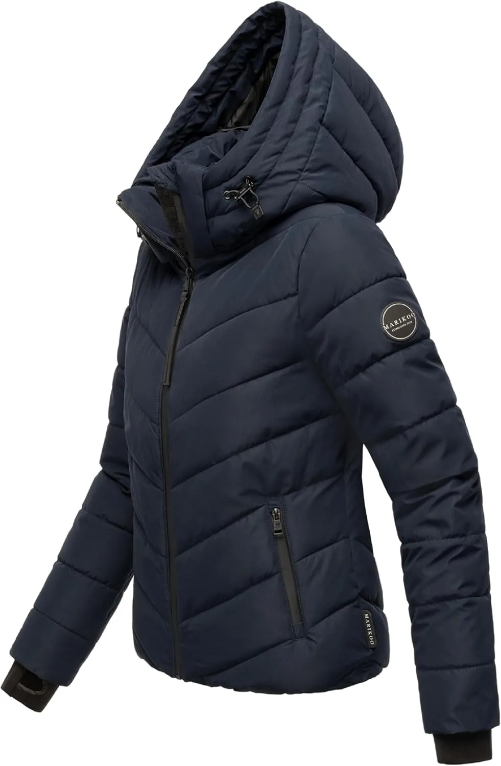 Women's Winter Jacket with Hood | Weather-Resistant Puffer Jacket | Quilted Coat | Samuiaa XVI XS-3XL