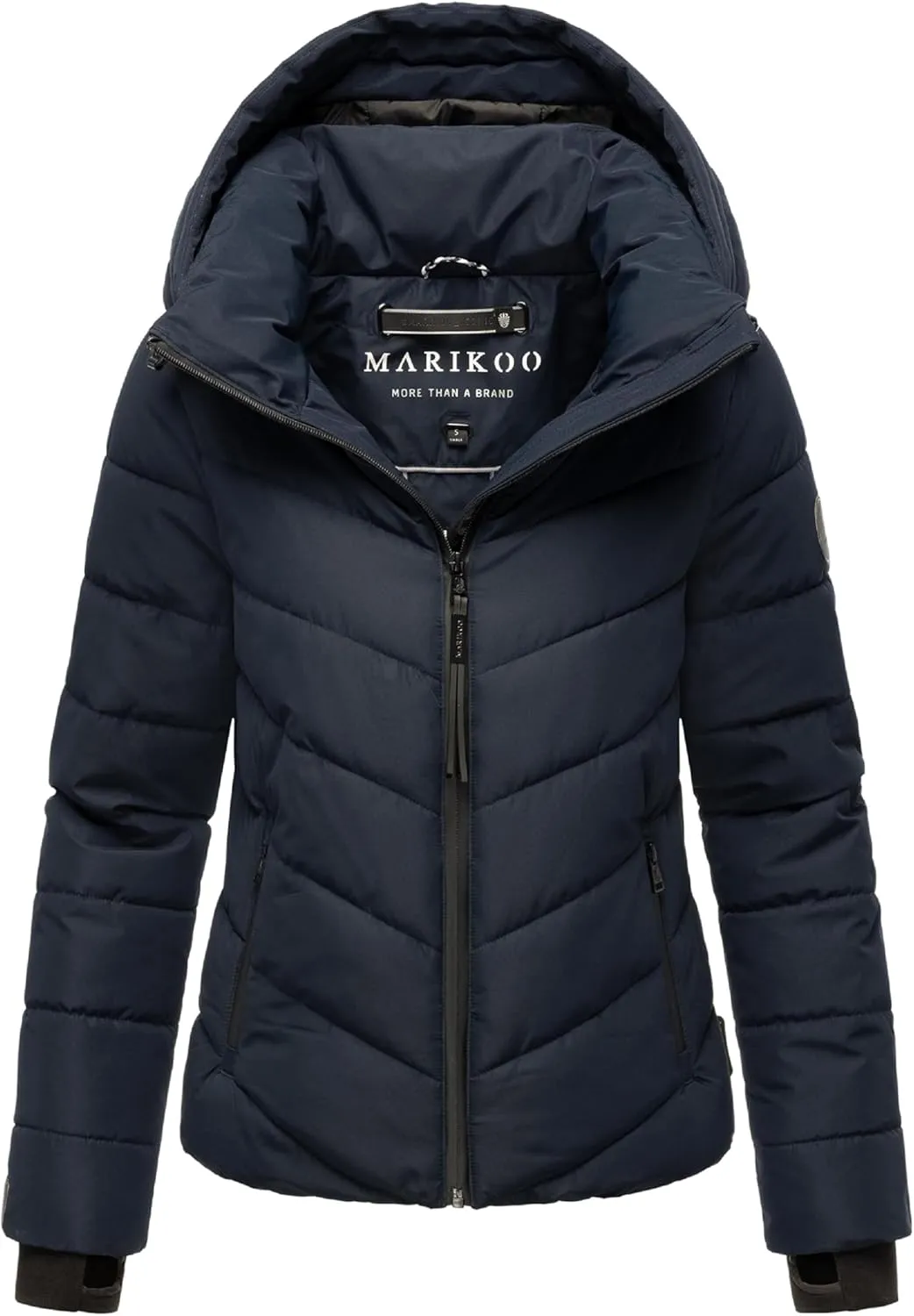Women's Winter Jacket with Hood | Weather-Resistant Puffer Jacket | Quilted Coat | Samuiaa XVI XS-3XL