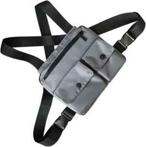 YARNOW Casual Chest Bag Portable Outdoor Vest Pack for Hiking Jogging Biking Water Resistant Utility Bag Stylish Design for Great Present for Adventurers