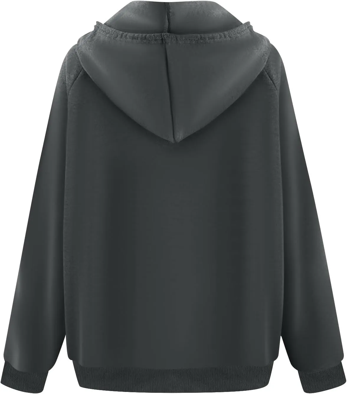 Zip Up Hoodie Women Y2K Comfy Long Sleeve Fleece Quarter Zip Pullover Preppy Cute Oversized Sweatshirt with Pockets